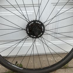 Giant Rear Bicycle Rim With 700x32c Tire