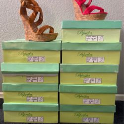 Red wedges Price For All Or $15 Ea