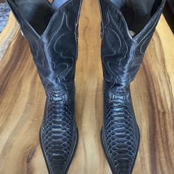 Genuine Phyton Men’s Wild West Boots Size 11 EE