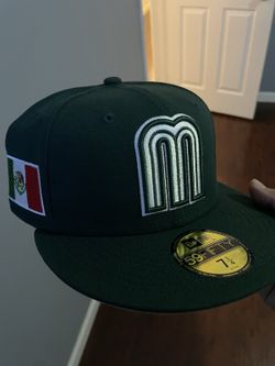 New Era 59FIFTY Mexico World Baseball Classic WBC Fitted Hat Green Size 7 1/4