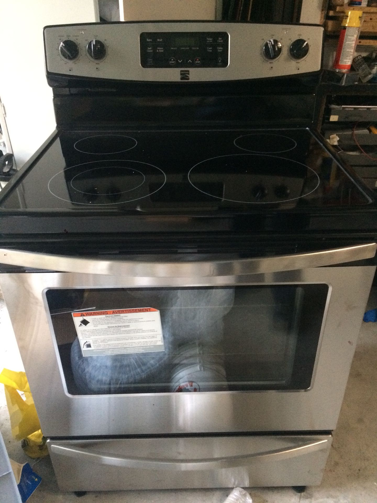 Kenmore 94173 5.3 cu. ft. Electric freestanding range with self cleaning stainless steel