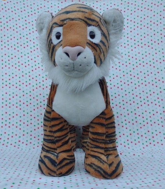 CALTOY GIANT 24" CHILD SIZE SIT RIDE ON STEEL FRAME PLUSH TIGER