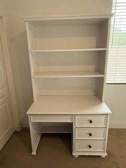 Newly Refinished Desk and Matching Hutch