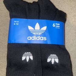 Adidas socks size 6-12