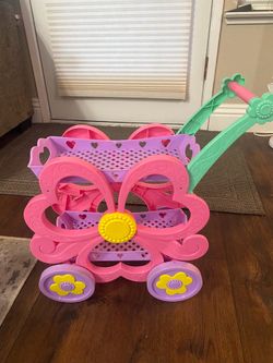 Girls tea party cart toy