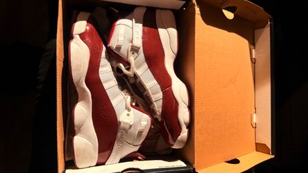 Jordan 6 rings Red/white Team 7 Youth