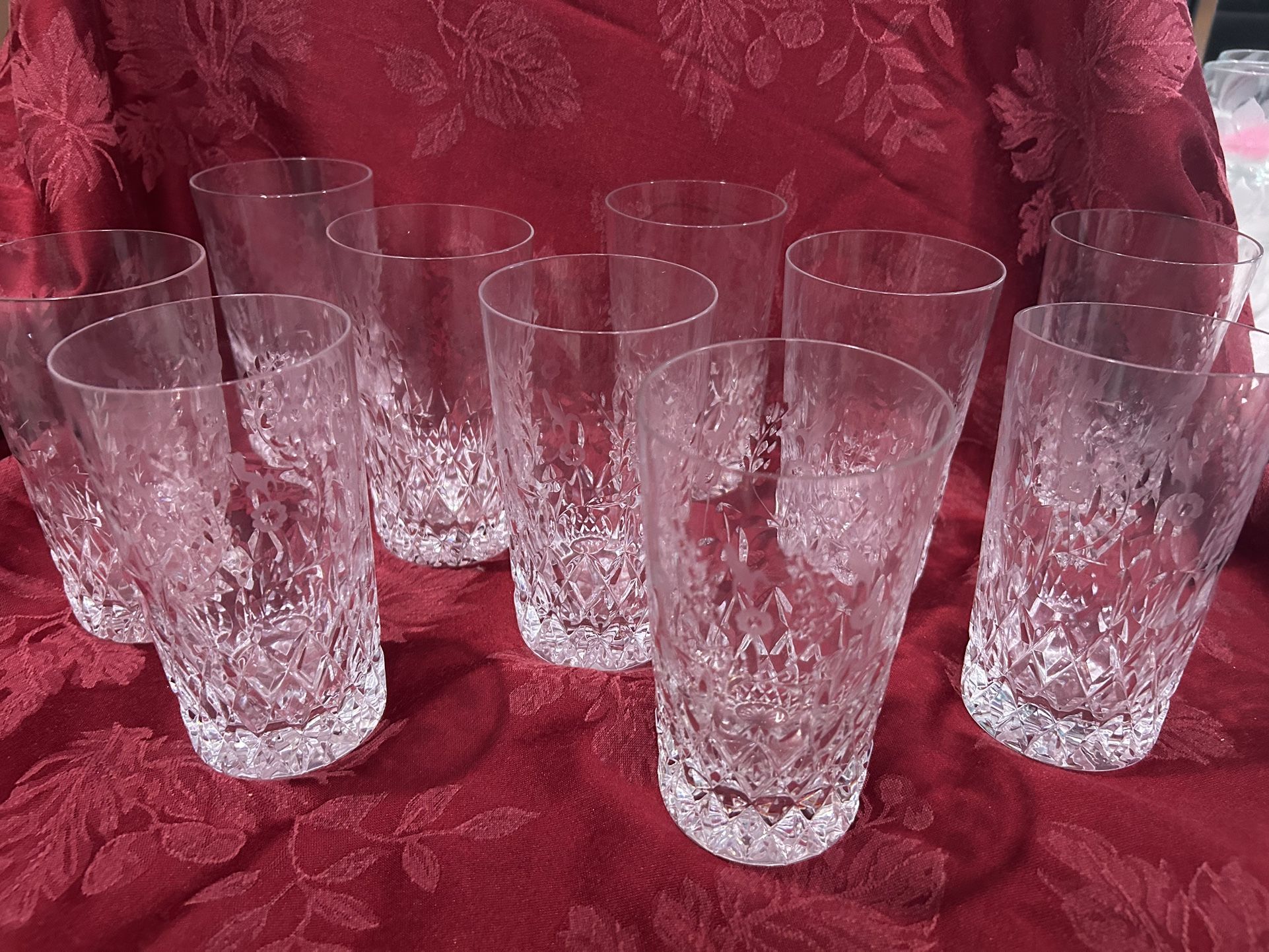 Vintage Waterford Crystal Glasses (10)