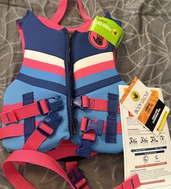 Girls Swimming Life Jacket New 