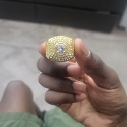 Iced Out Diamond Ring