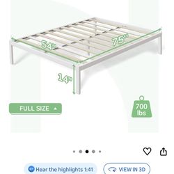 Set Of 2 full Bed Frame