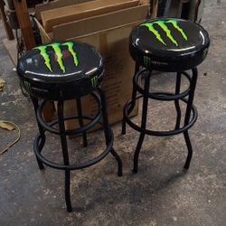 NEW Monster Energy Barstools