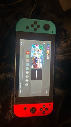 Nintendo Switch w/ neon joy-con