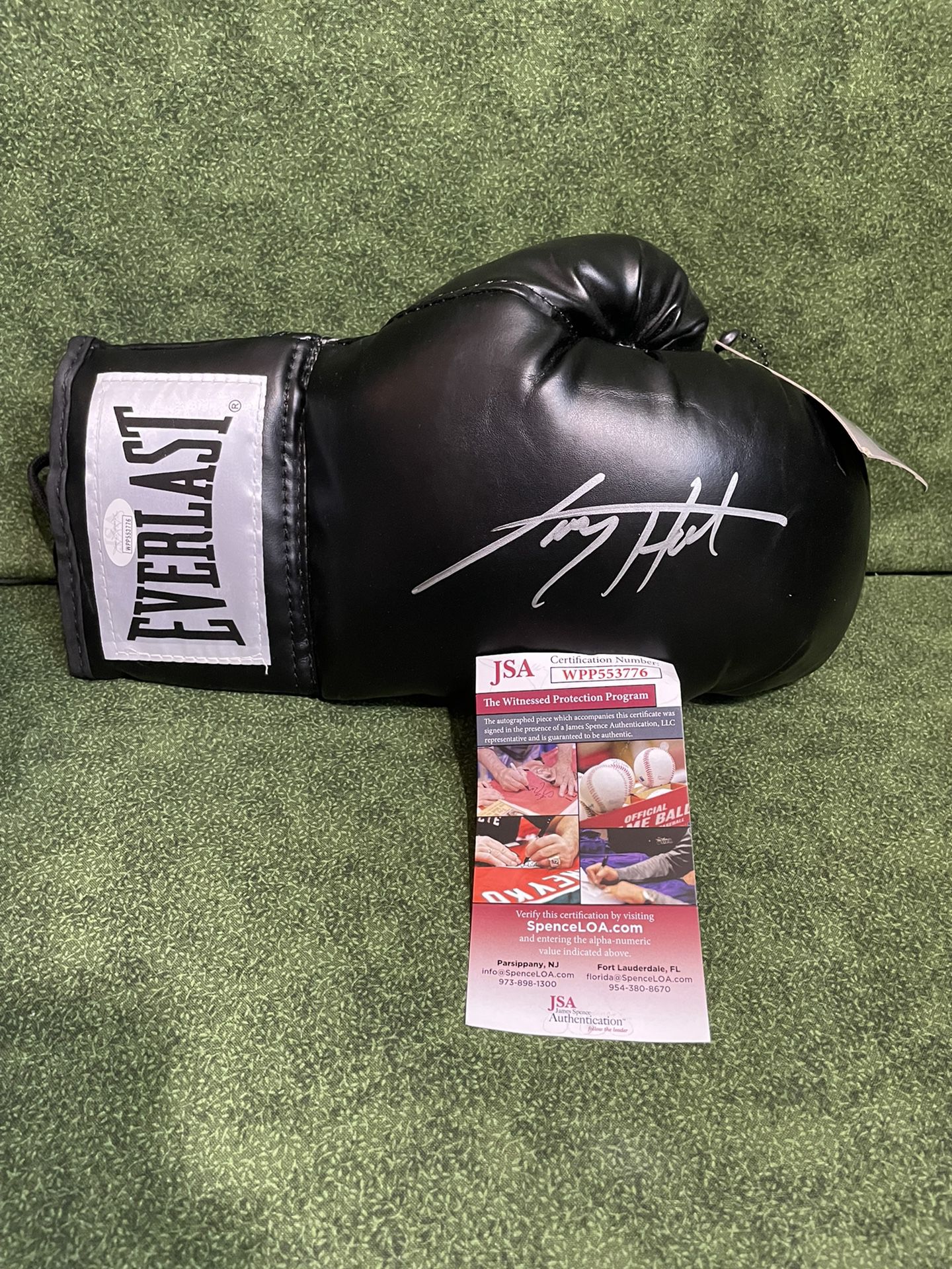 Larry Holmes Signed Everlast Boxing Glove (JSA COA) 
