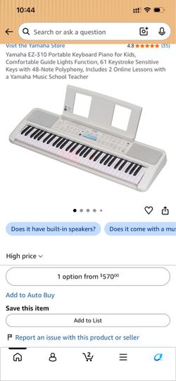 🎹 Brand-New Yamaha Digital Piano – Only $120!