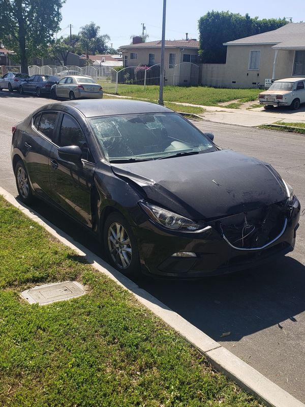 2016 Mazda 3 manual transmission salvage title runs and drives good