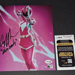 🔥 Amy Jo Johnson autographed 8x10 JSA COA 🔥