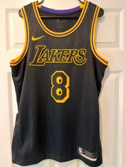Authentic 2020 Nike Los Angeles Lakers Kobe Bryant Black Mamba Swingman Jersey Large 48