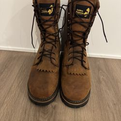 Leather Boots Size 10