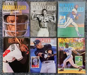 Bo Jackson & Deion Sanders Beckett Magazines (6) – Football #1 & Bo Knows