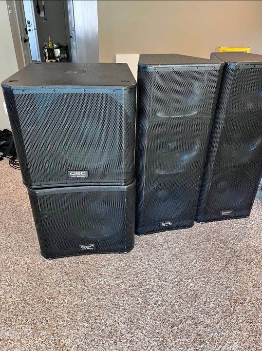 QSC KW-153 and QSC KW-181 Speakers