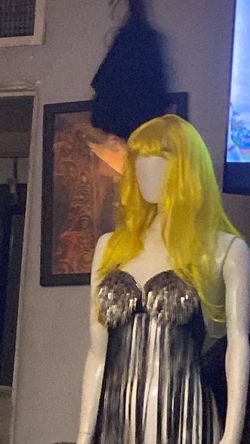 Yellow wig