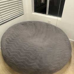 Large Gray Bean Bag