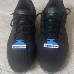 NEW - Skechers Go Golf Pro 5 Hyper Black Waterproof Golf Shoes  Men Men’s Size 8.5 