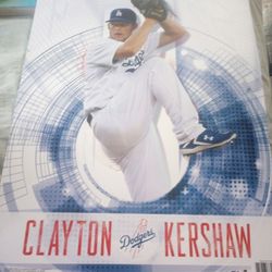 dodgers clayton kershaw poster