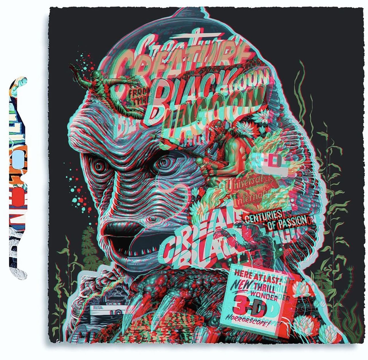 Tristan Eaton 🧟♂️ ‘Creature 3D’ with 3D Glasses