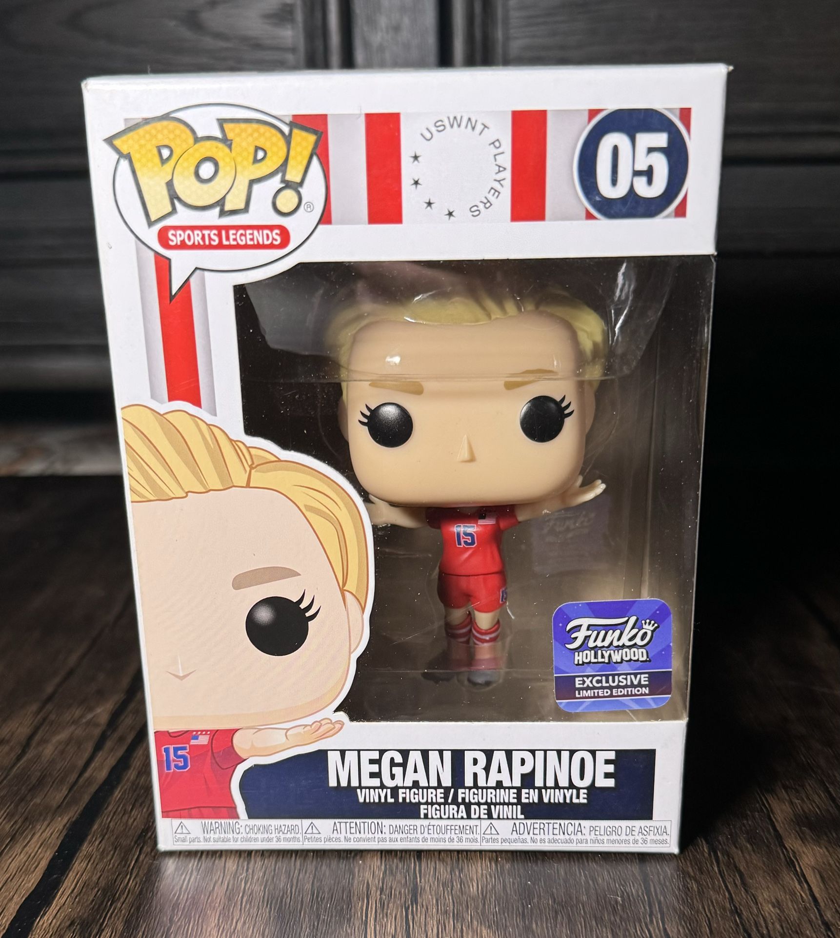 Funko Pop Sports Legends Megan Rapinoe Funko Hollywood Exclusive