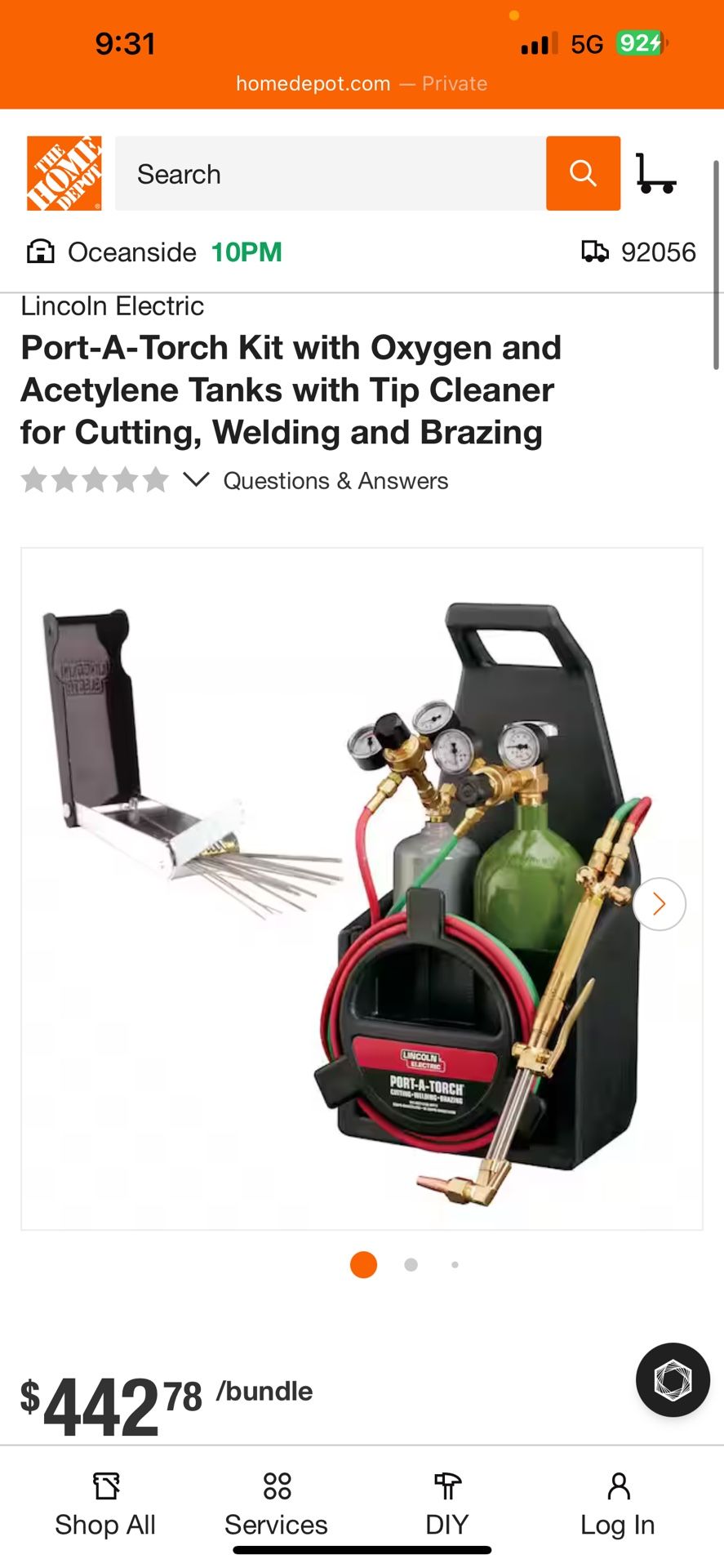 Stark US made Welder Kit. Portable. Brand New In Box.