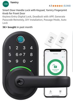 NEW SMART DOOR HANDLE LOCK WITH KEYPAD FOR FRONT DOOR