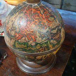 Antique Italian globe, that's you put Ice In 1960