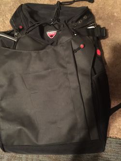 Ducati Corse Laptop Backpack w/ Attached Rain cover