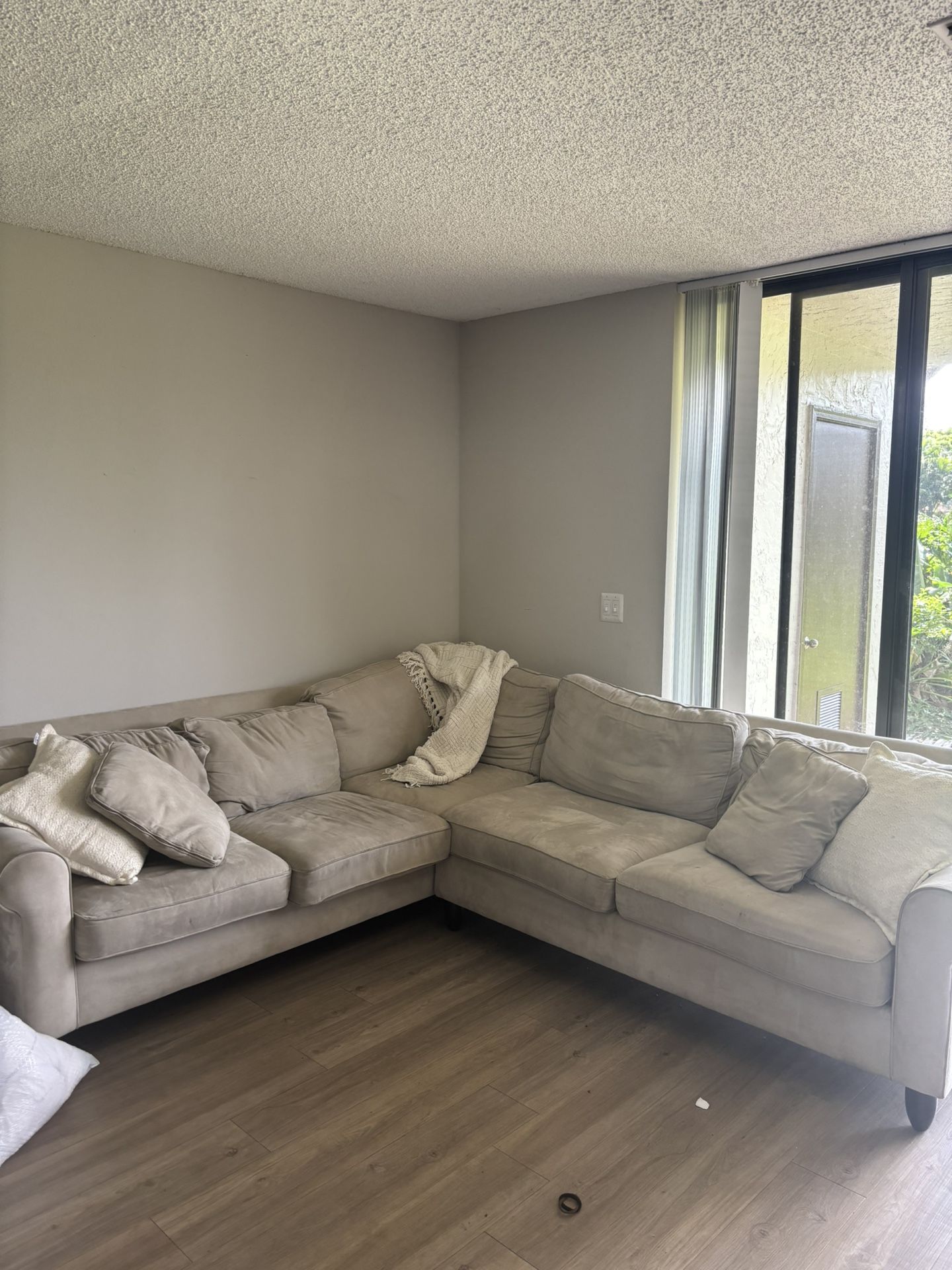 Large comfortable Beige Couch 
