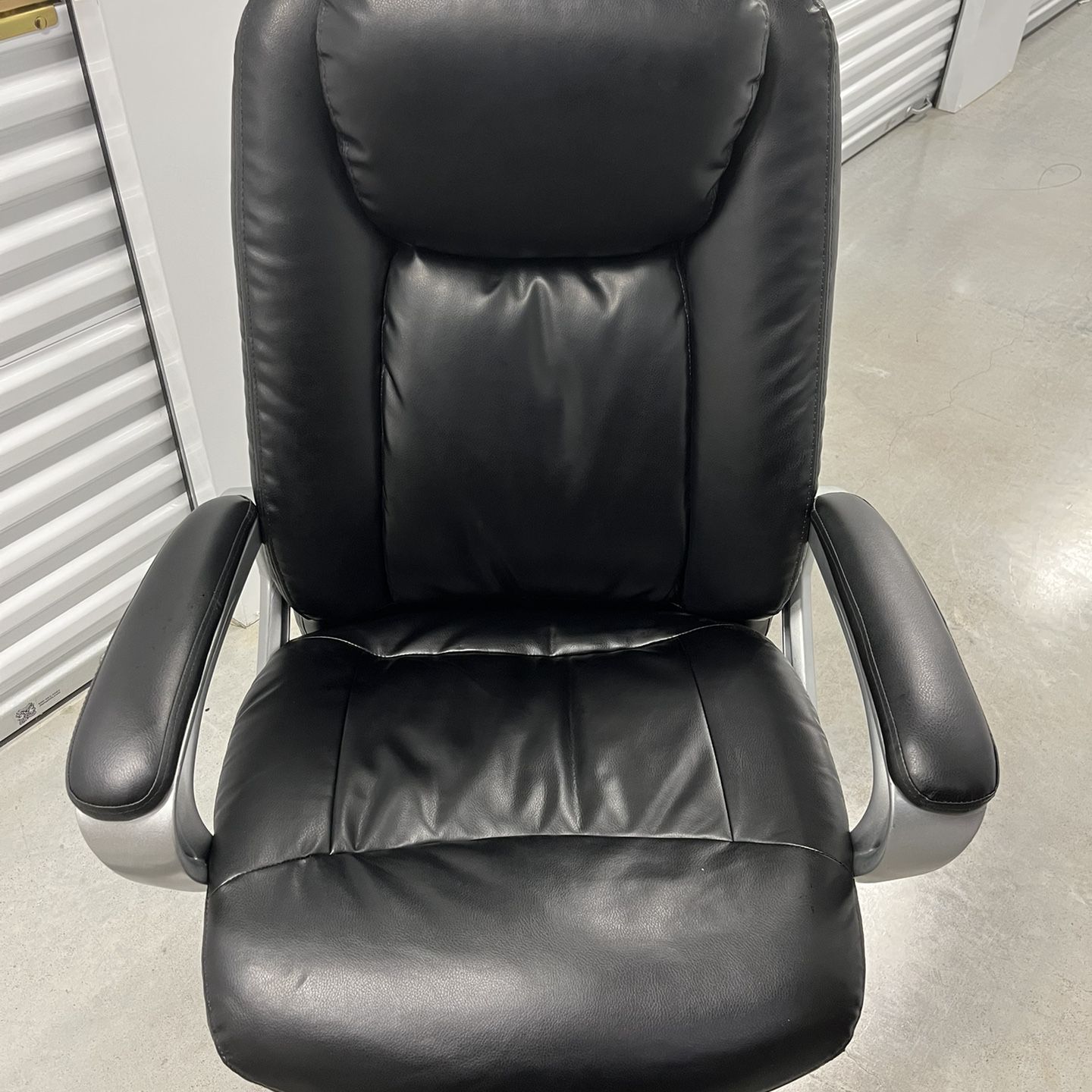 Office Desk Chair - Black Leather (If Up It’s Available!)