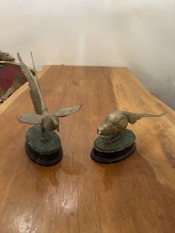 Pair of Bird statues