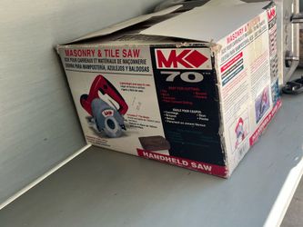 In Box Tile Saw Tool Red Silver Black