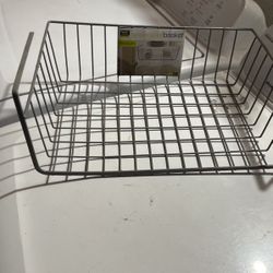 Under Shelf Cabinet Basket Organizer