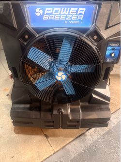 Evaporative fan/cooler.