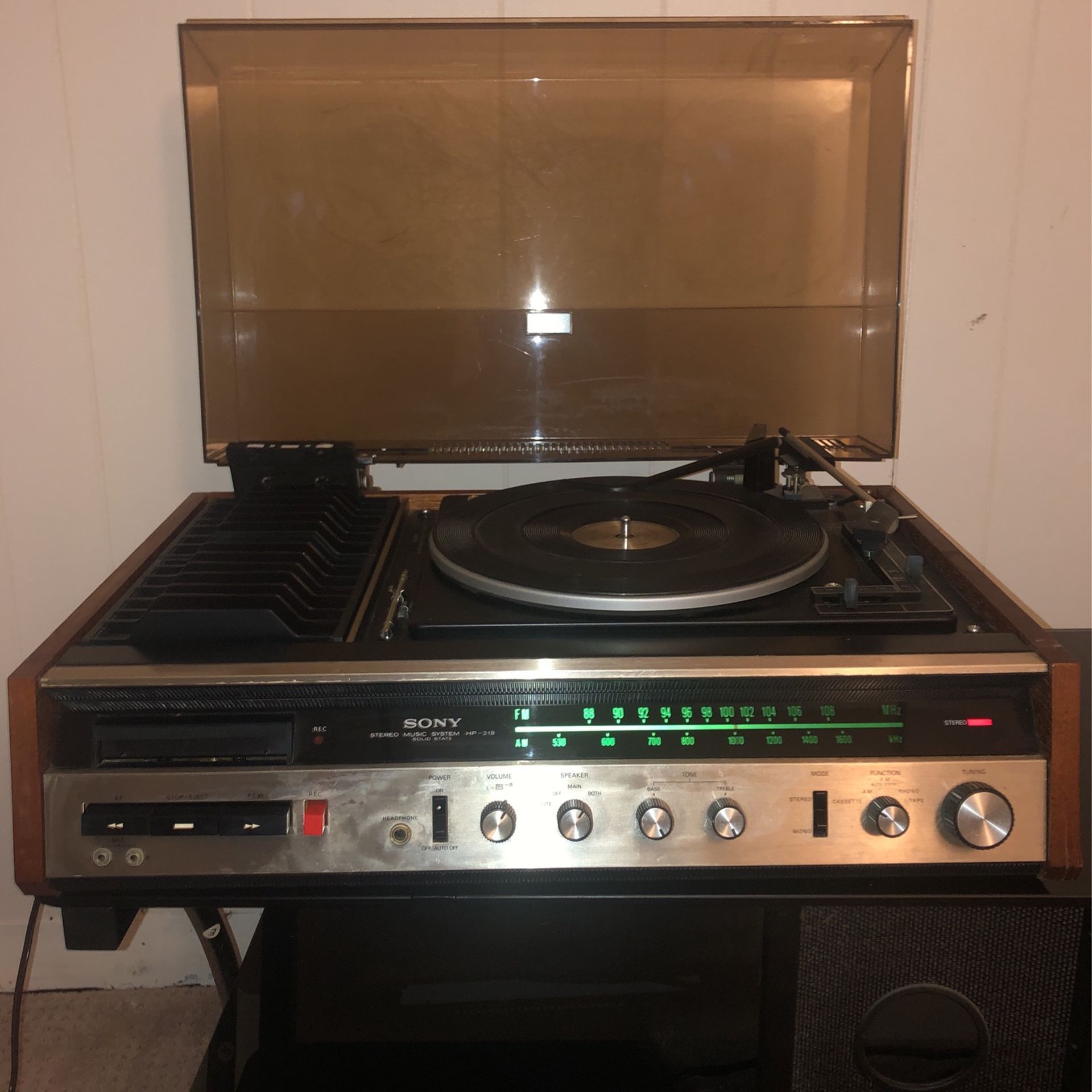 Sony Stereo Music System HP-219 Solid State