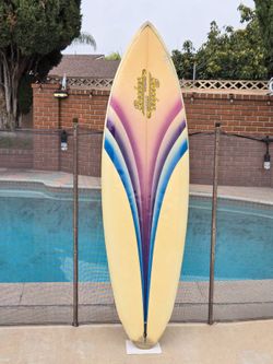 Vintage Becker Single Fin surfboard