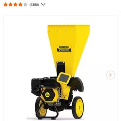 3 in. Dia 224 cc 2-in-1 Upright Gas Powered Wood Chipper Shredder 21
