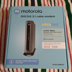 Motorola DOCSIS 3.1 Cable Modem 