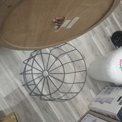 Wood Top Table