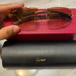 Cartier Glasses Black Acetates