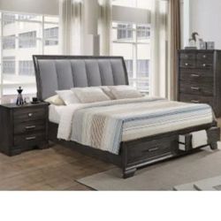 Bedframe & Headboard- KING