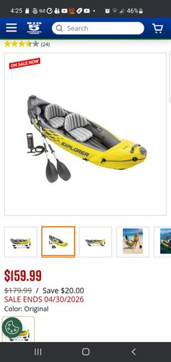 Intex Explorer K2 Inflatable Kayak