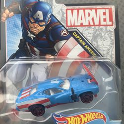 Captain America hot wheels car