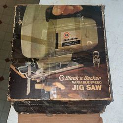 Black An Decker Jig Saw